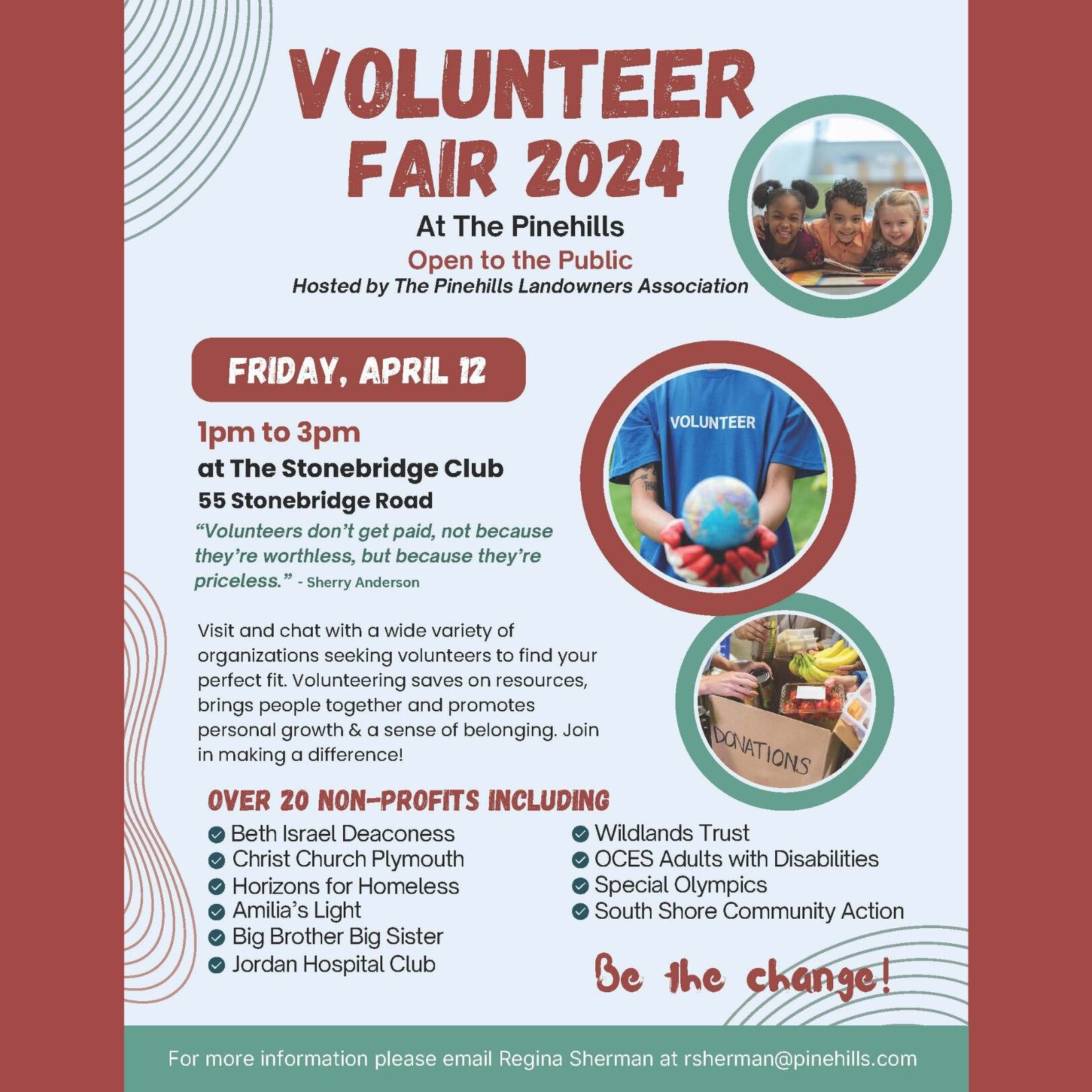 We 💚 our volunteers!

There are many ways you can lend your time, talent, knowledge, and passion to our mission. Visit our table at @the_pinehills Volunteer Fair this Friday (1-3 PM) to find the right opportunity for you!

Learn more: bit.ly/vol-fai