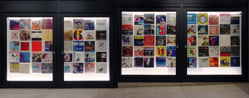 Alain Geronnez. Records by Number (installation view)