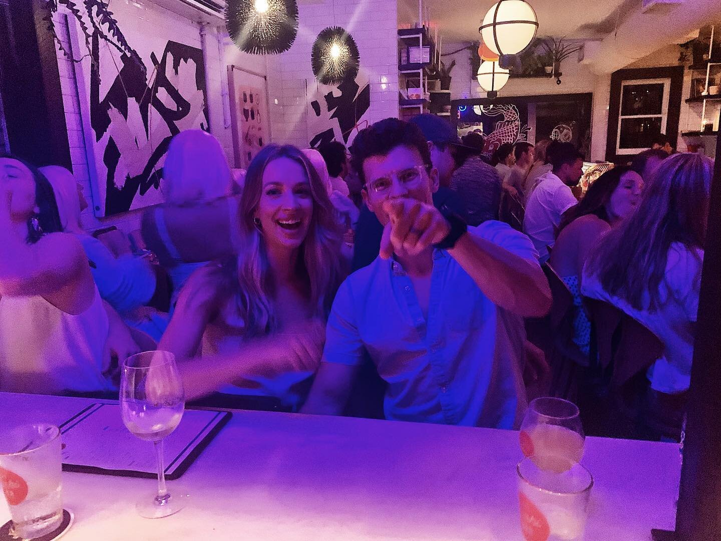Pure overeating overdrinking bliss with my BFF @drdpic. ✨