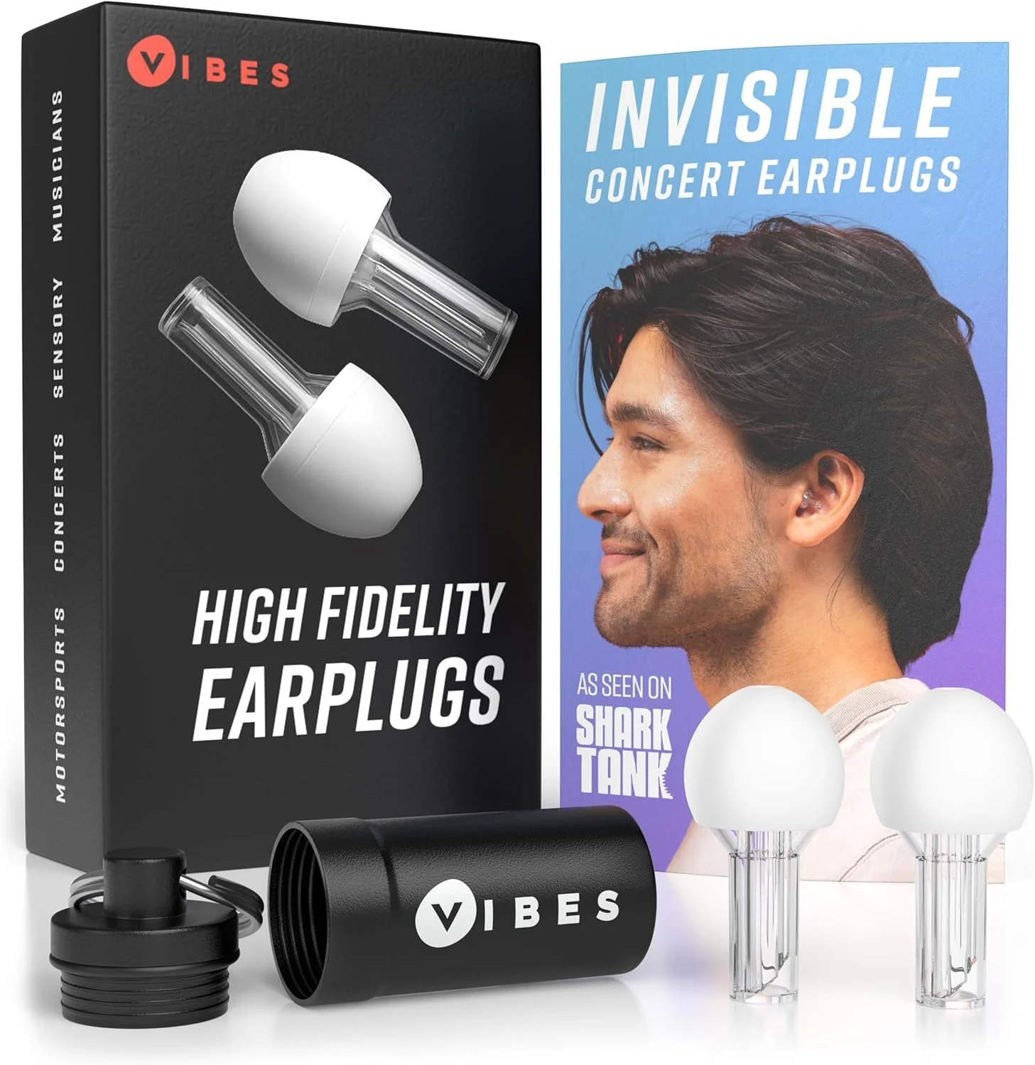 Vibes High Fidelity Earplugs Box and Packaging