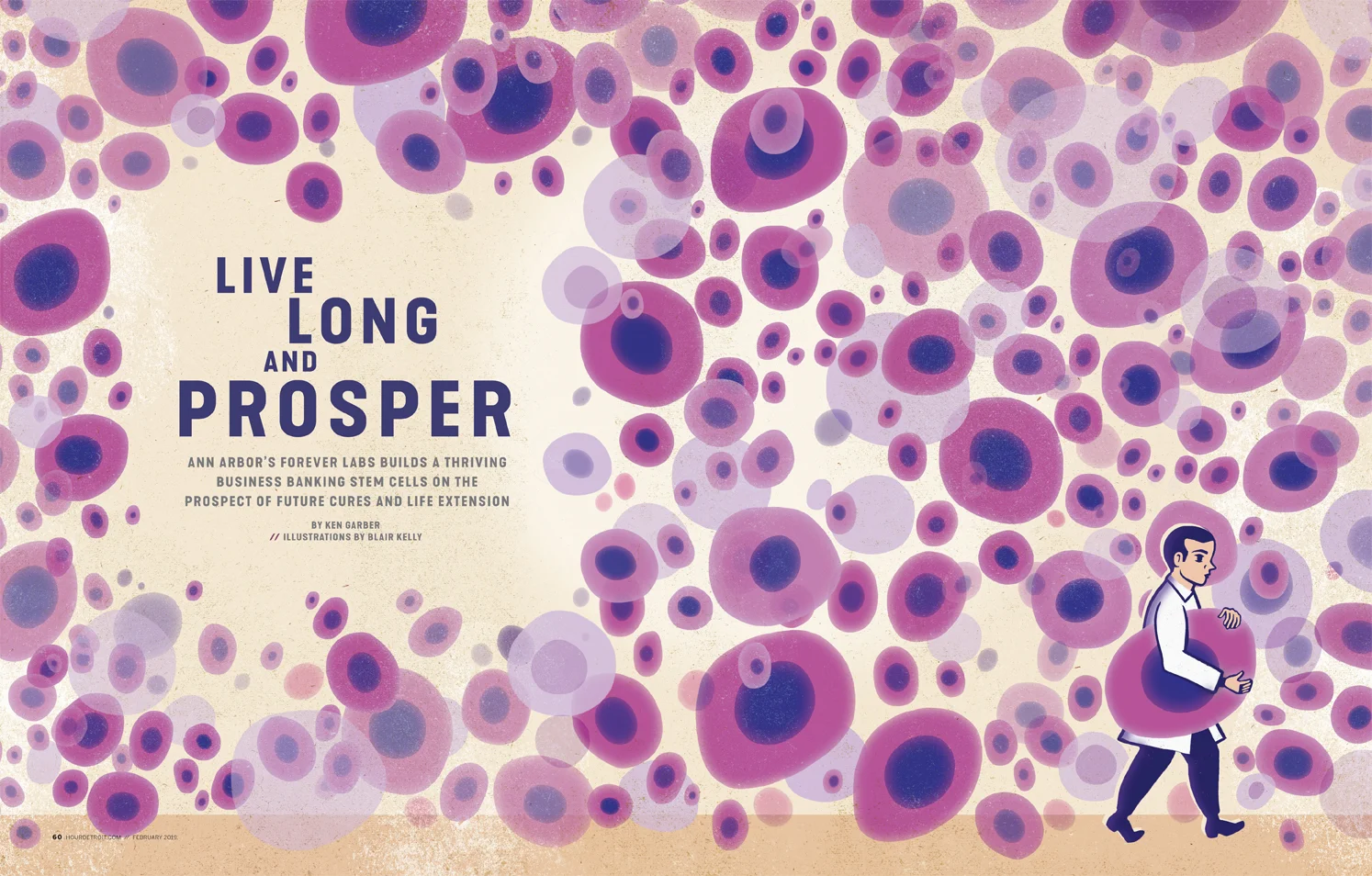 Hour Detroit - The science and business behind stem cell research and the potential to treat aging-related diseases and even extend lifespan