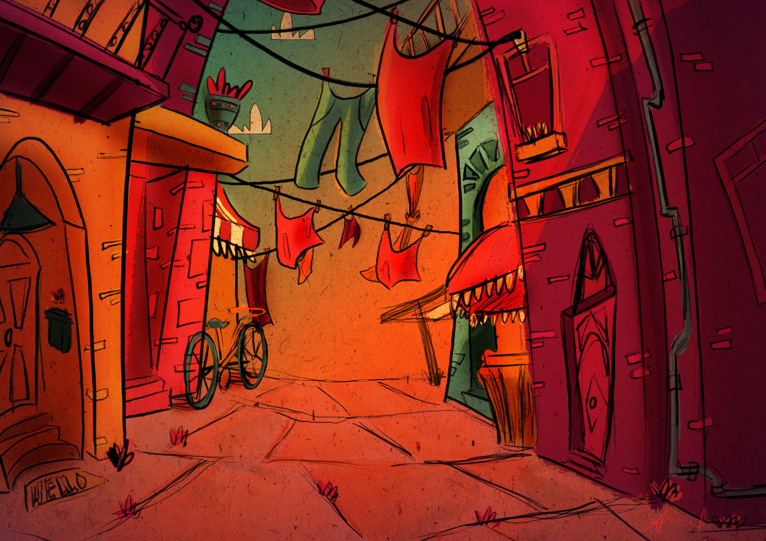 Environment concept art