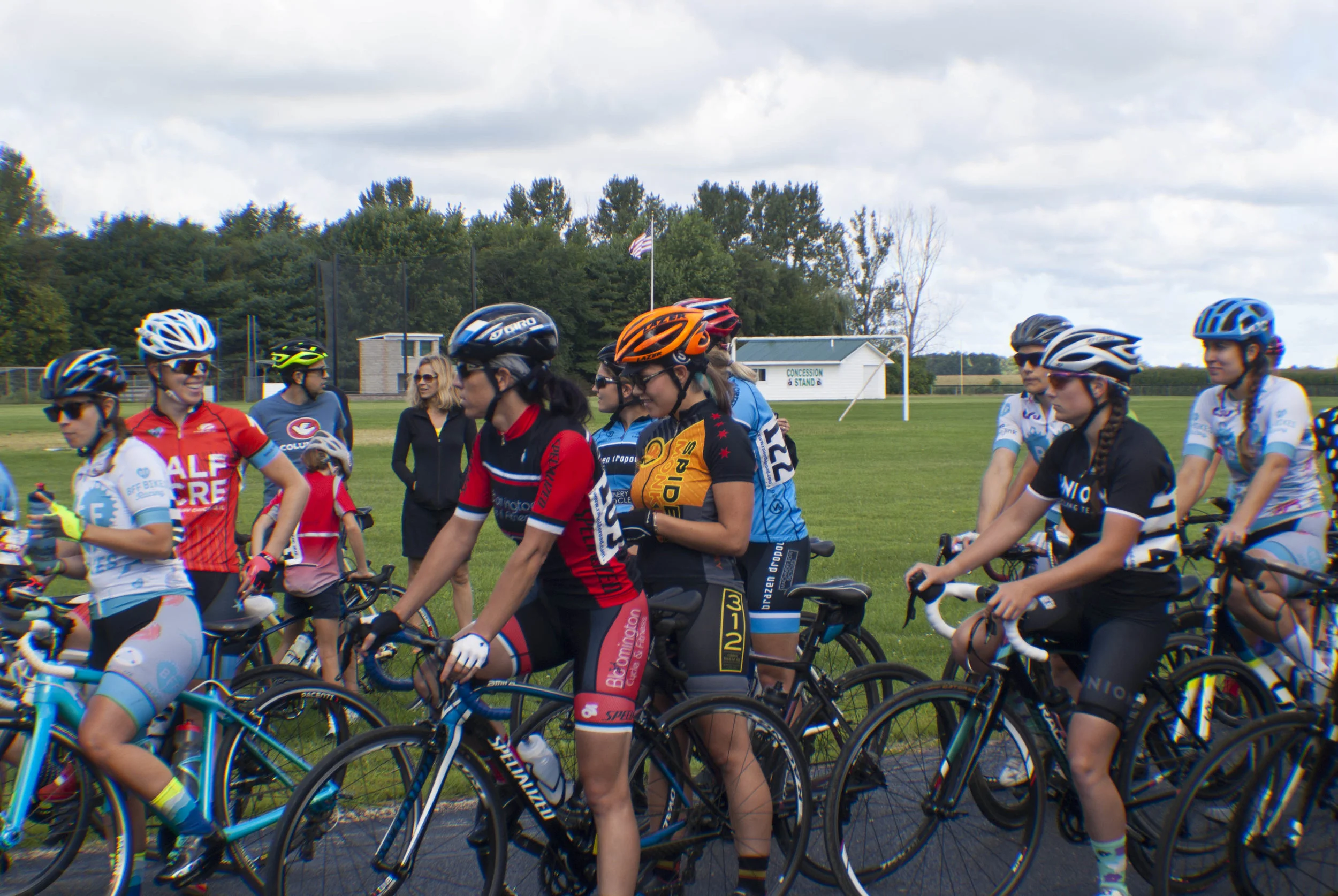 Anna, seen here in her SpiderMonkey kit, ready to race!