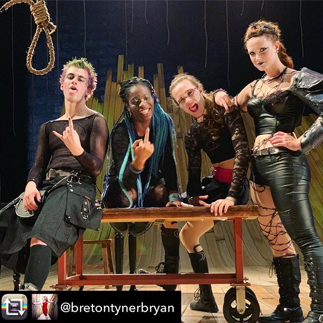 Repost from @bretontynerbryan - We open #carylchurchill &rsquo;s rock musical of Vinegar Tom in just 2 days! Have a look at our boss charasmatic, resilient, actor-singer-Dancer-band members &ldquo;THE DISRUPTORS&rdquo; These four are an absolute drea