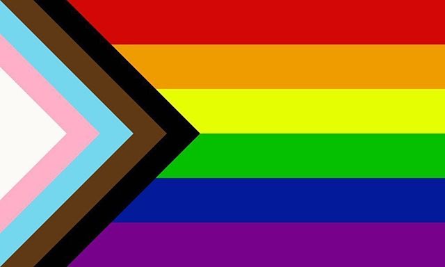 Repost from our queer party series @retrofactorynyc using @RepostRegramApp - #throwbackthursday to this rendition of the pride flag by @danielquasar . He said his redesign was to &quot;shift focus and emphasis to what is important in our current comm