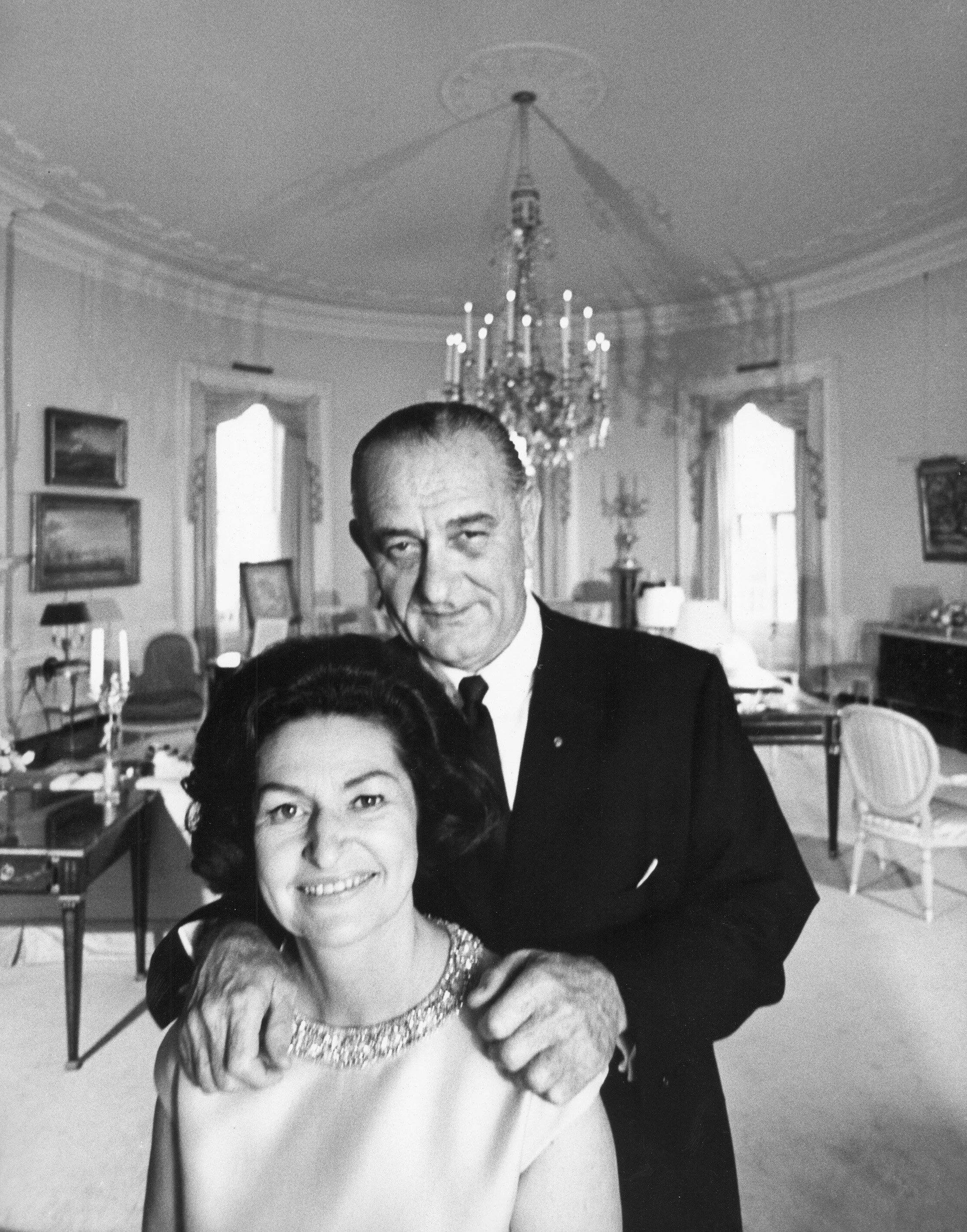 President and Ladybird Johnson, 1963