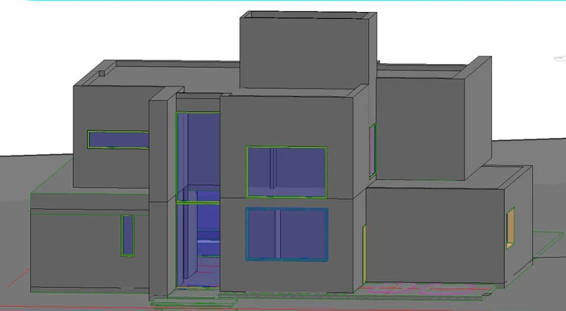 Next I'll make a basic 3D model of the project with everything in place and to scale