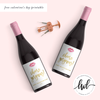 Free Valentine's Day Printable Wine Labels — LABEL WITH LOVE I A Custom ...