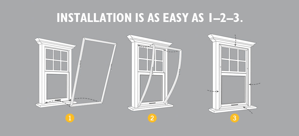 Image of easy installation process.