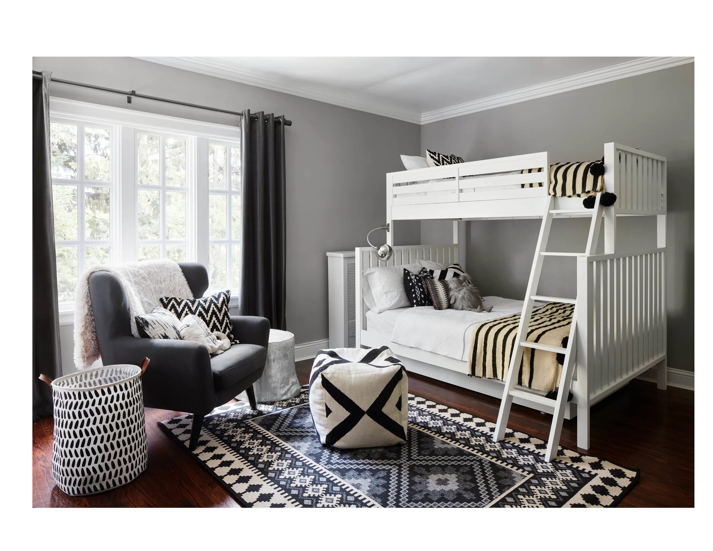 Black & White Bedroom