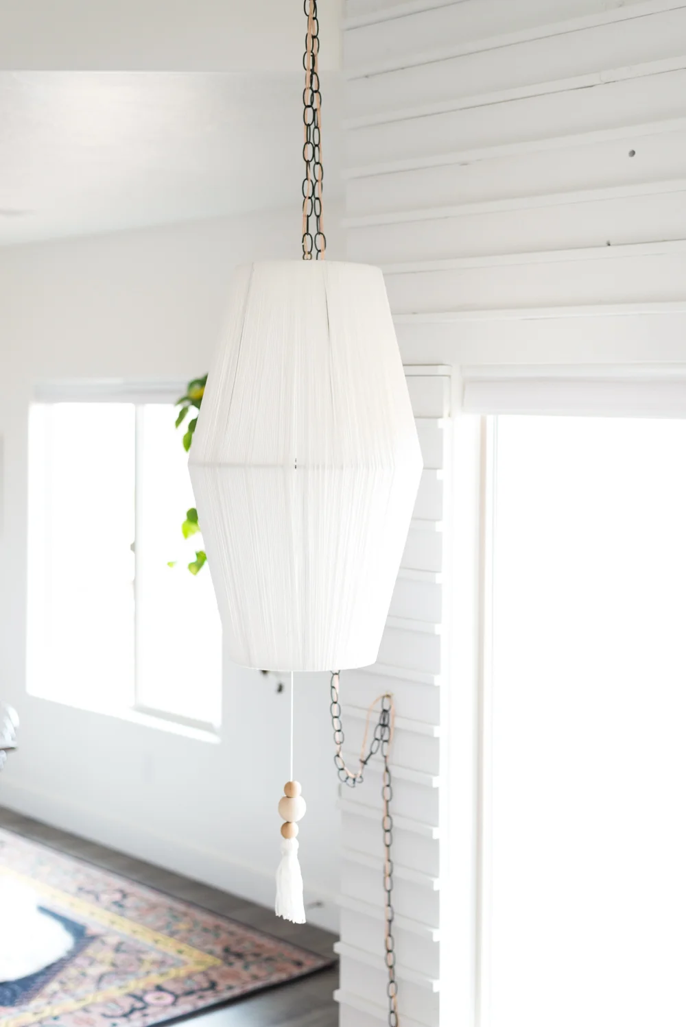 DIY Rope Wrapped Pendant by Vintage Revivals