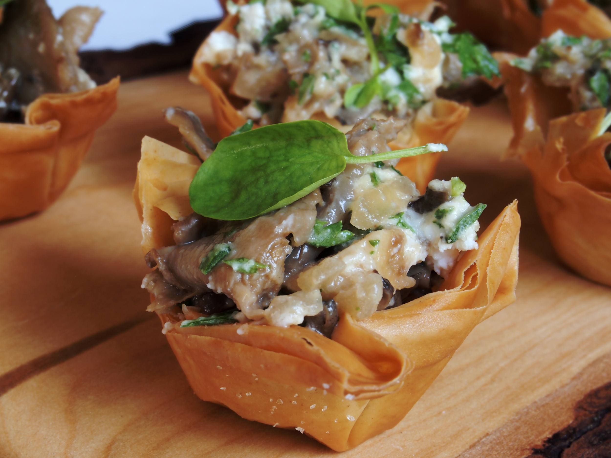 Mixed Mushroom Tartlets