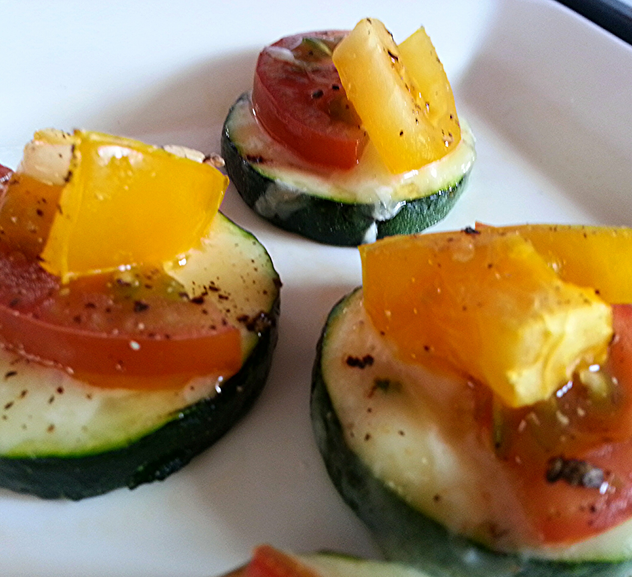 Mini Zucchini Pizzas