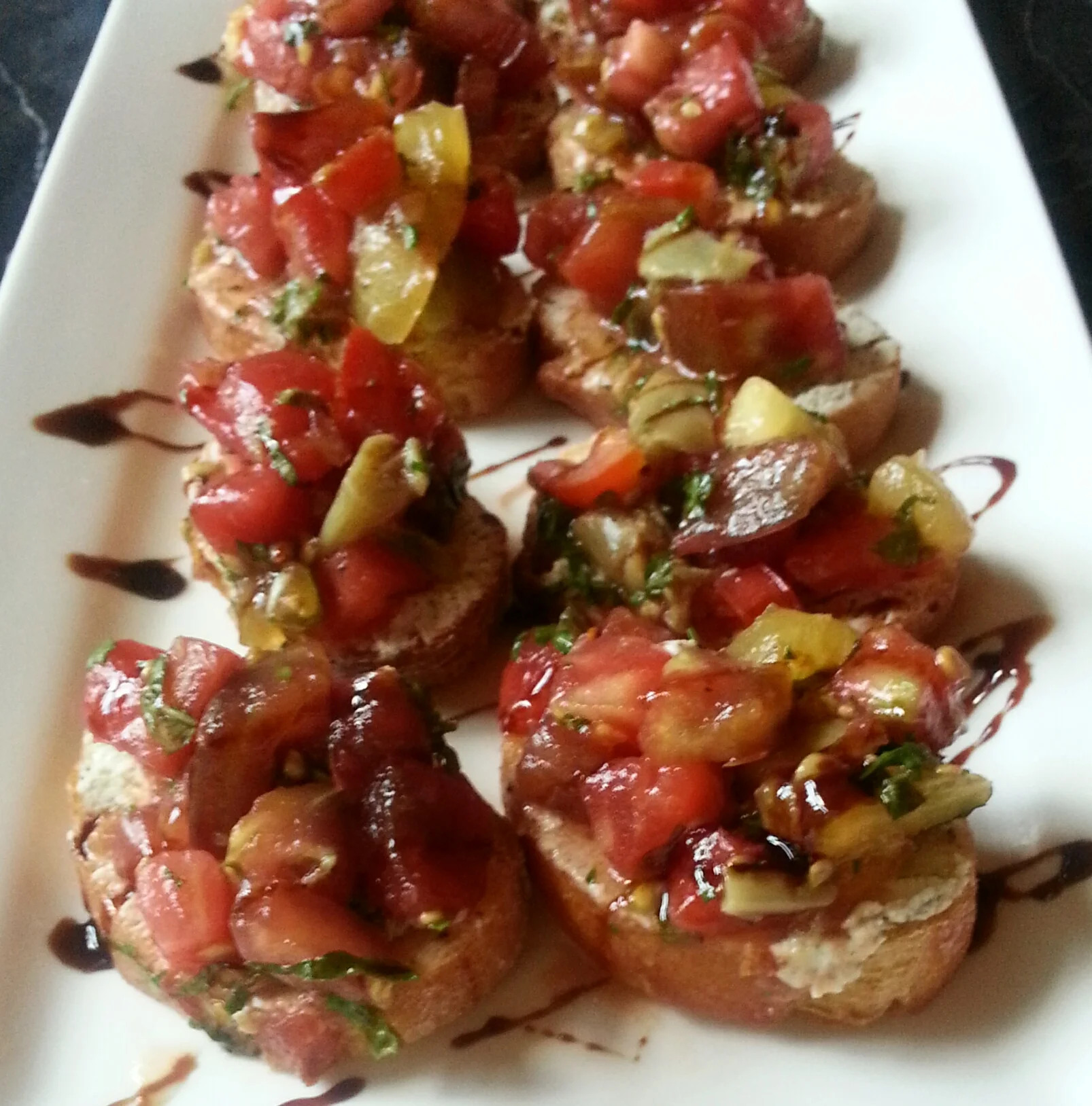 Triple Tomato Bruscetta