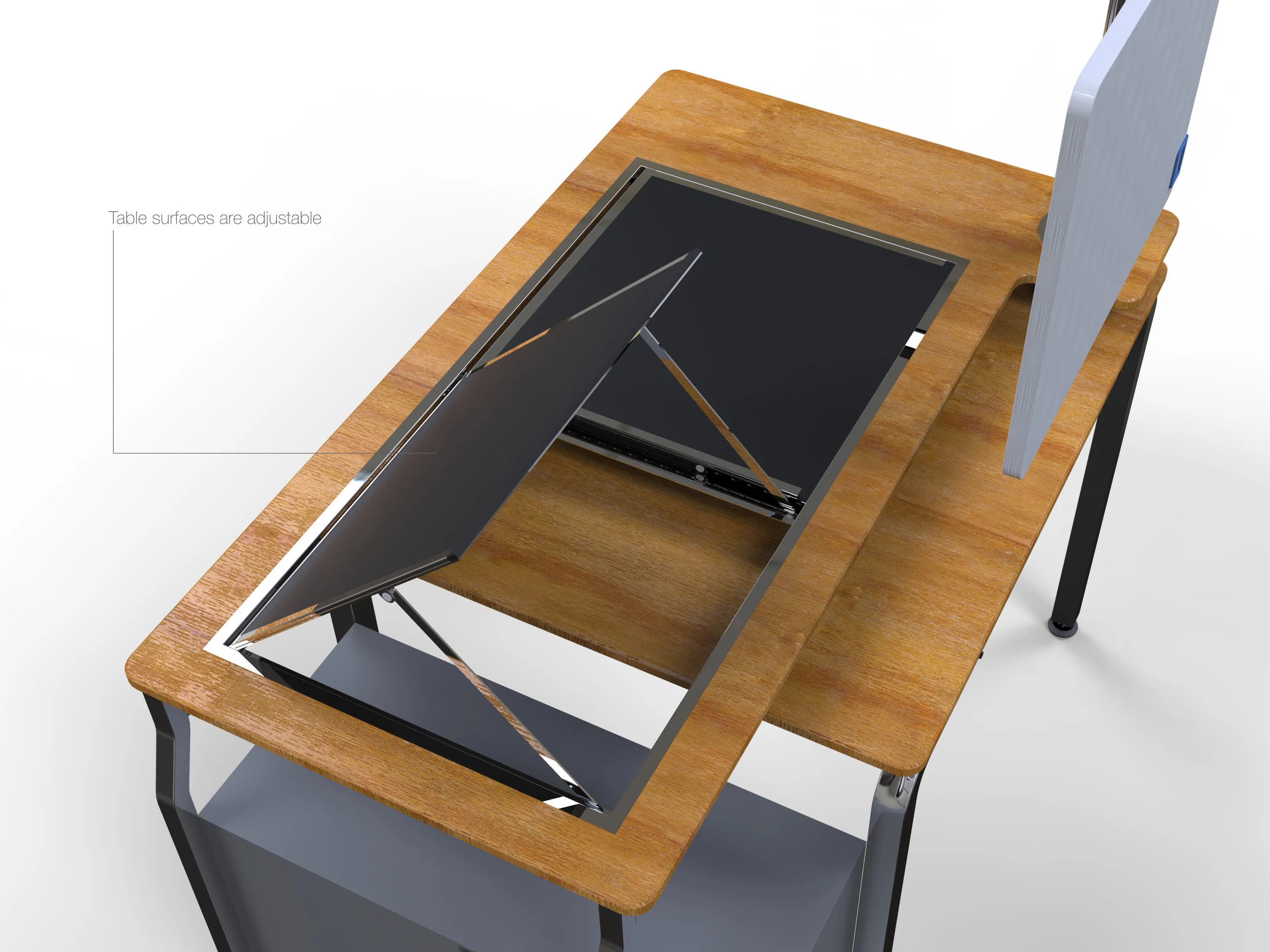 Axis Desk feature render
