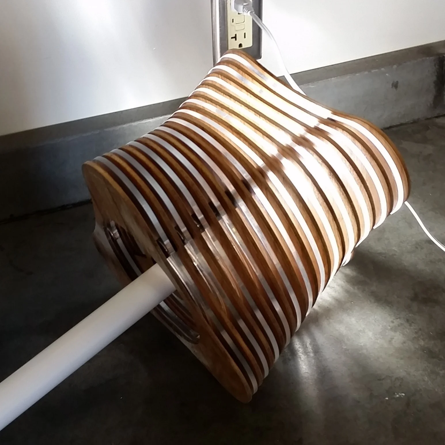 Testing the Ternion Lamp.
