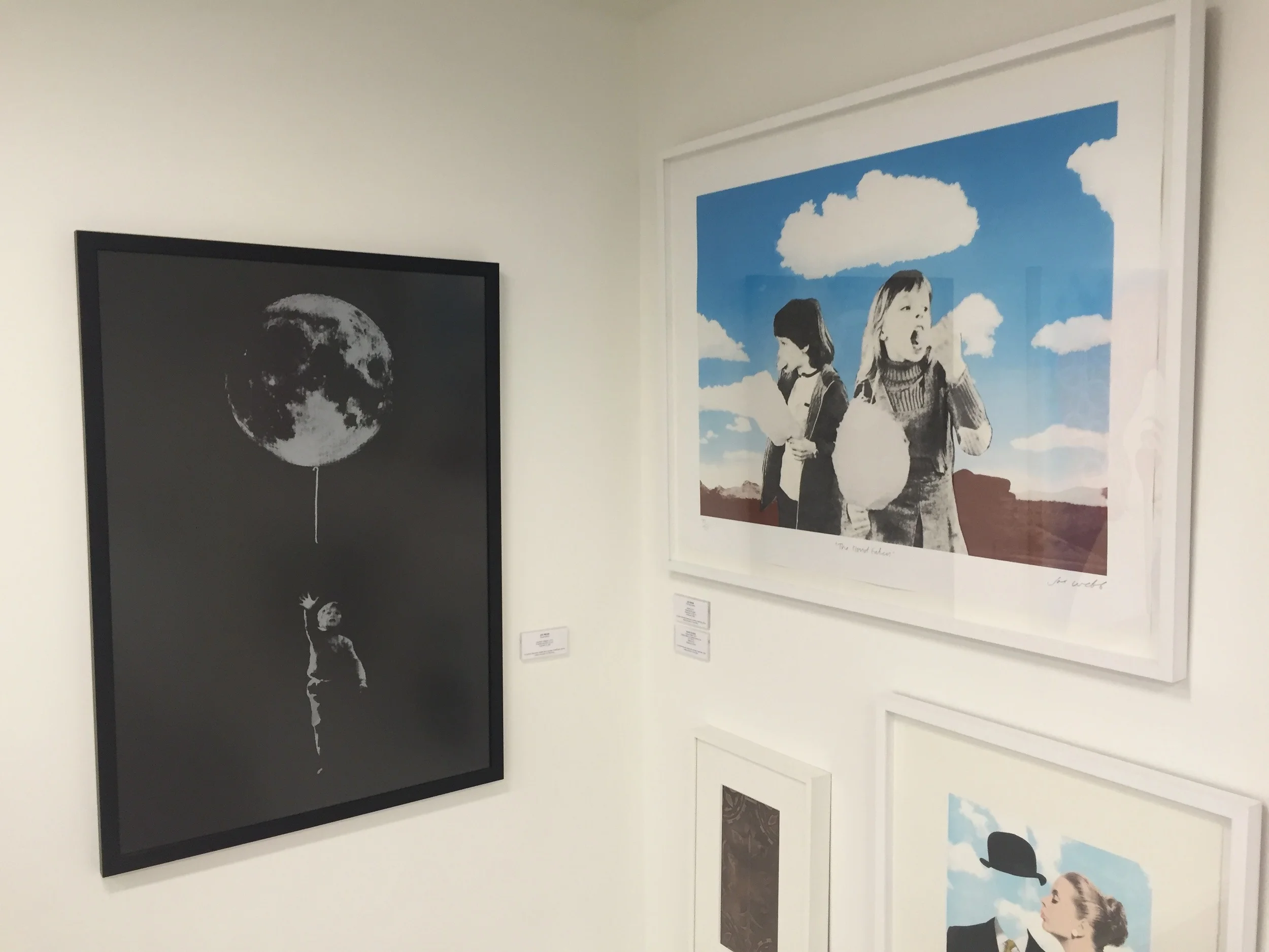 Cloud Eaters on display at the Saatchi Gallery.