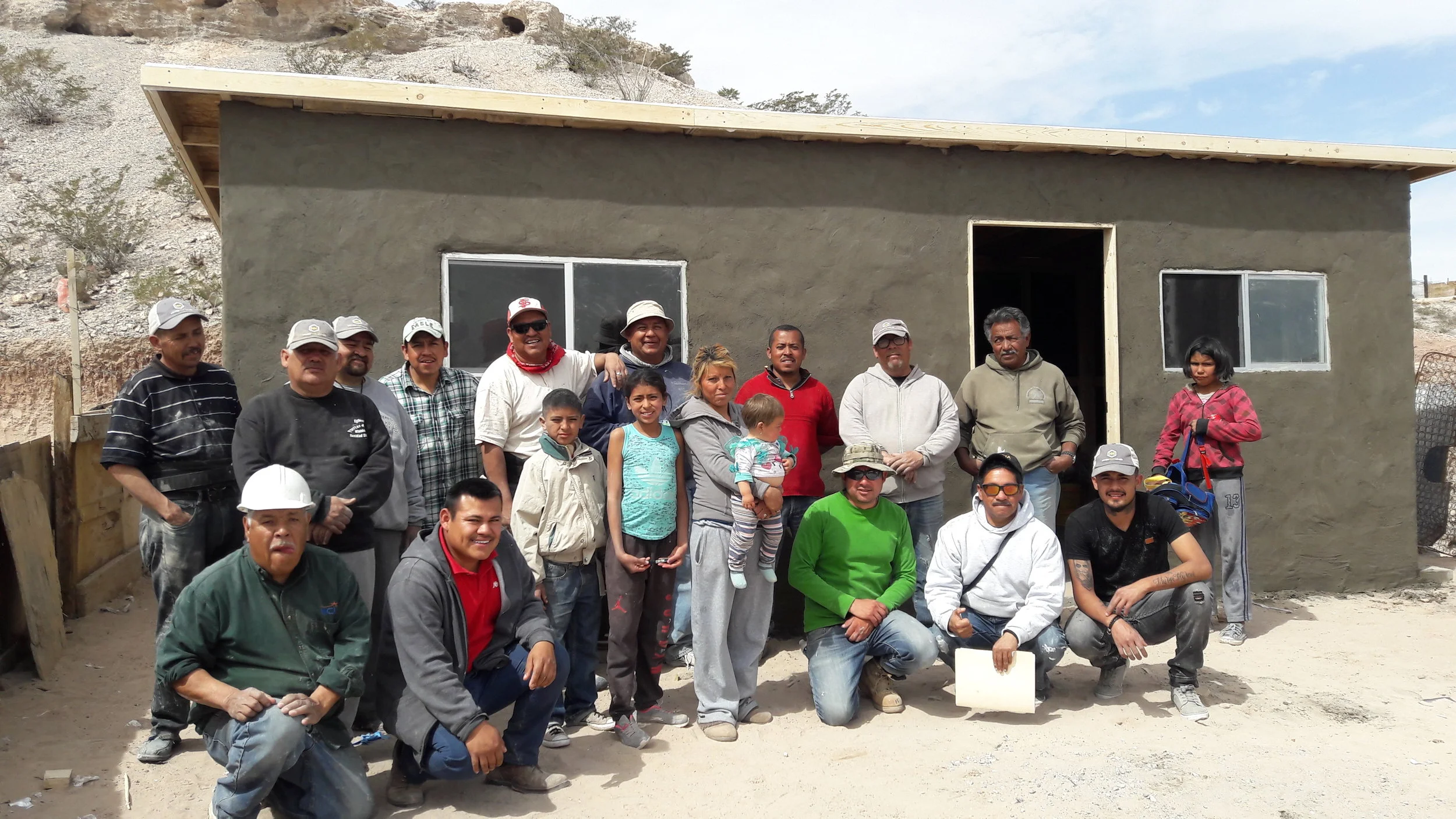 Felipe and his family live in Juarez, Mexico where he works as a construction assistant and earns about $67 per month. He recently has been having some problems with his feet that has made it difficult for him to work. Elizabeth is a stay at home mom and takes care of the house and children. The family had been renting a home for many years but has saved enough money to purchase their own plot of land. Their home was a one room structure and is in pretty rough shape. But now, thanks to the generosity of your team, they have a brand new home! Felipe asked that we tell you: “Thank you very much for helping our family. We are in need of a better home and this will be a tremendous blessing”.