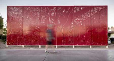 The Memory of a Tree is Strong, south elevation