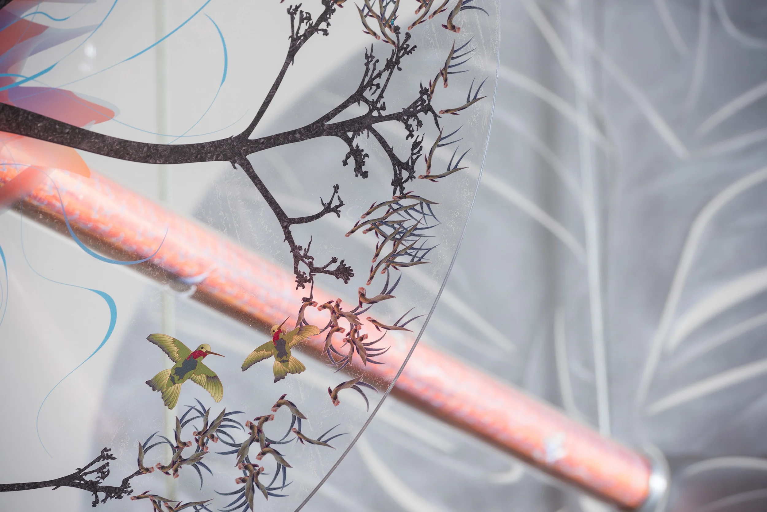 Digital Desert, Agave Unfurling, detail