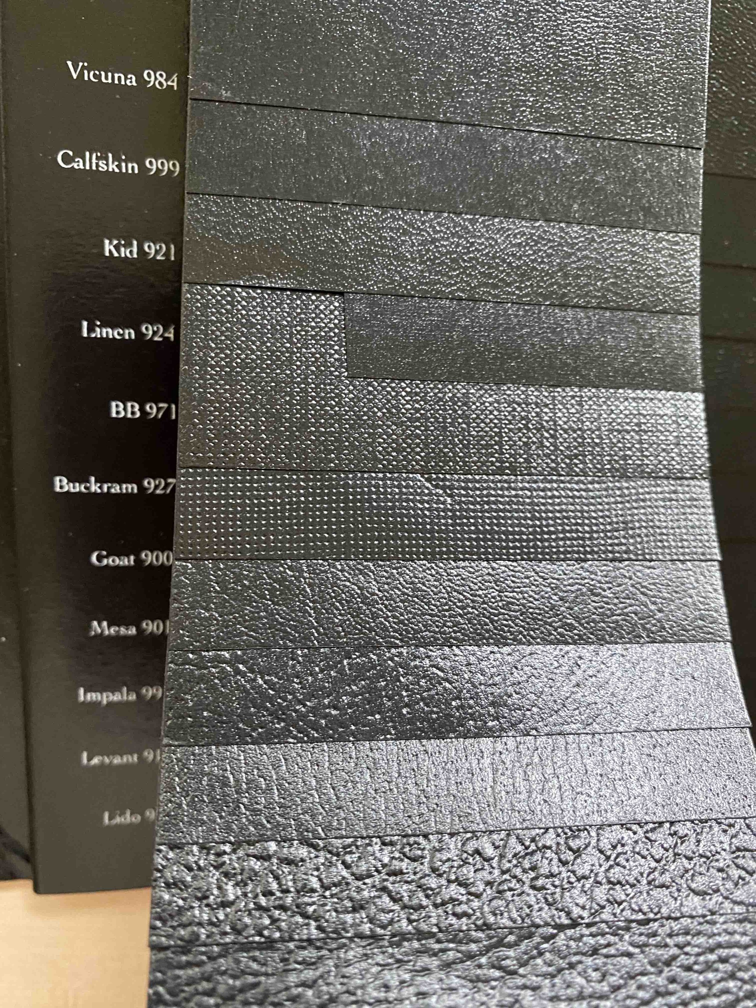 Cover embossing grains