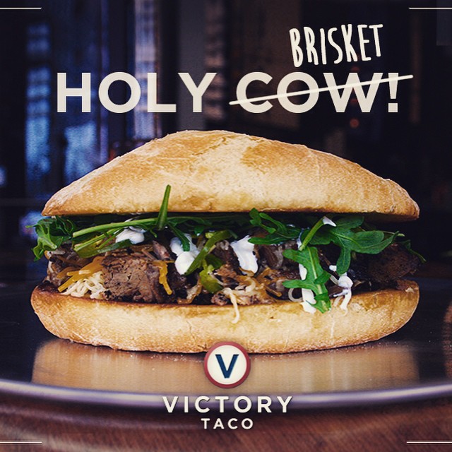 BIG NEWS...#victorytaco is now crafting the food for #bozemanspirits and #whitedogbrewing. We're offering our menu favorites along with some new items like our BRISKET TORTA (Mexican Sandwich). COME ON IN...sample the finest in adult beverages. Eat a