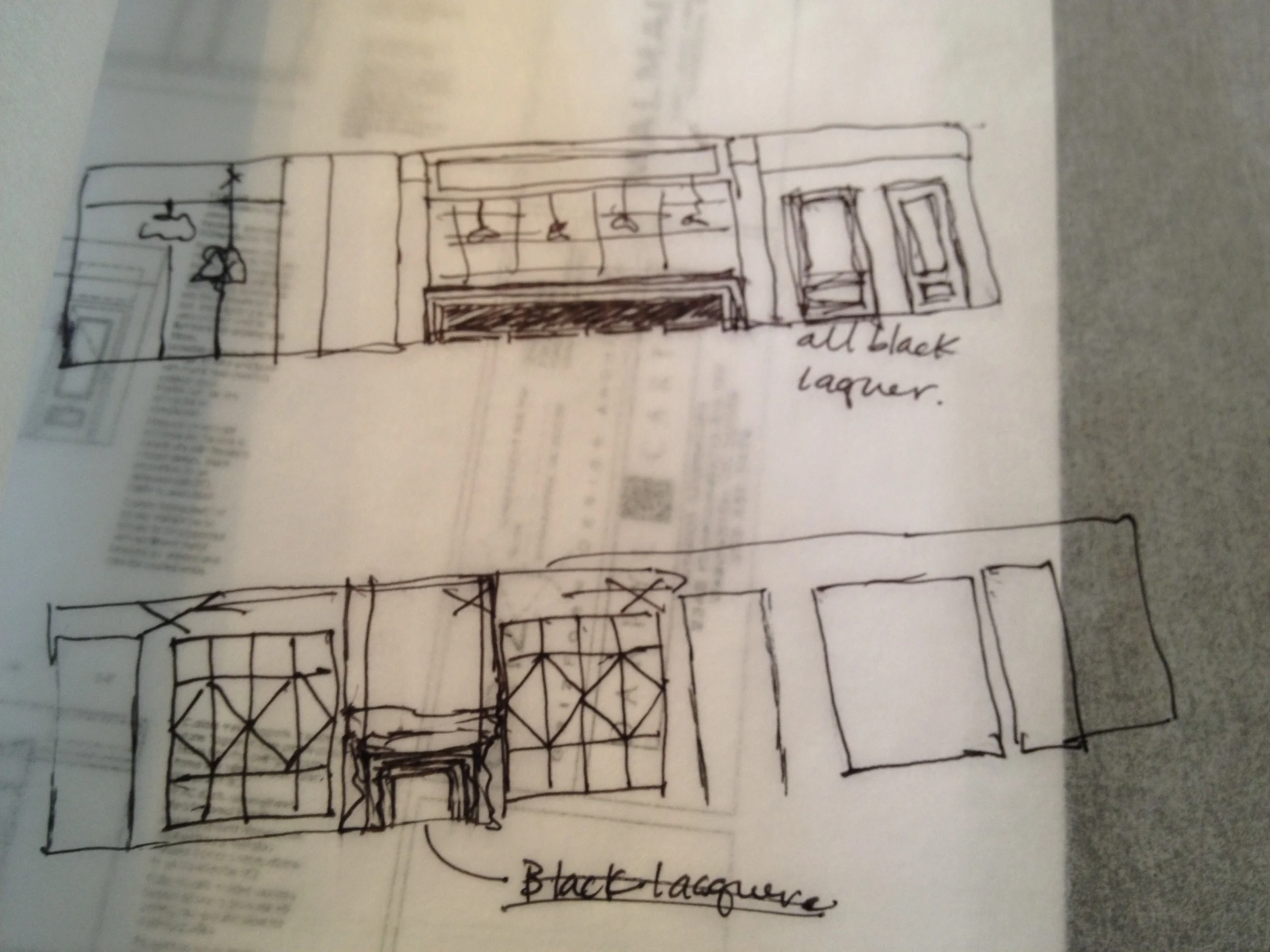 Mal Maison Design Sketch