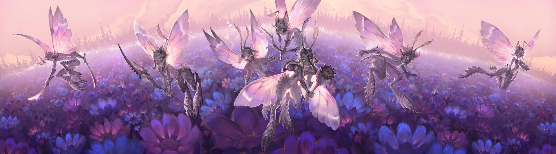 Bitterblossom Dreams (Secret lair) - extra large print 44x14 