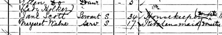 'Colthurst Hall' (sic); 1901 Census; Bashall Eaves; Yorkshire; ED 1; p 6