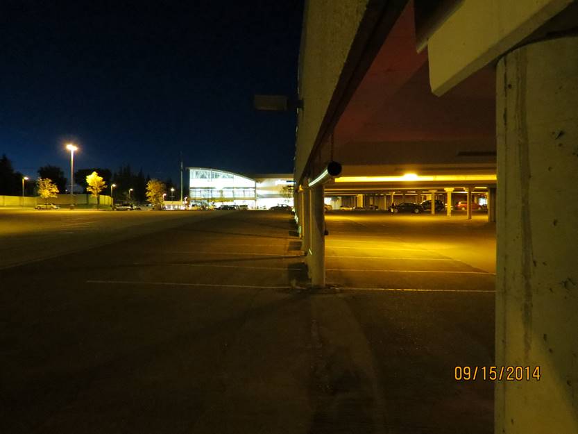 Existing 1000 Watt HID. <0.7 fc avg