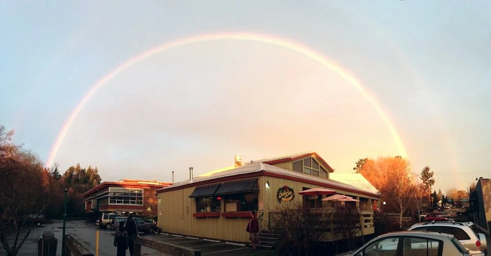 Double Rainbow. Photo by: Ceilidh Divers