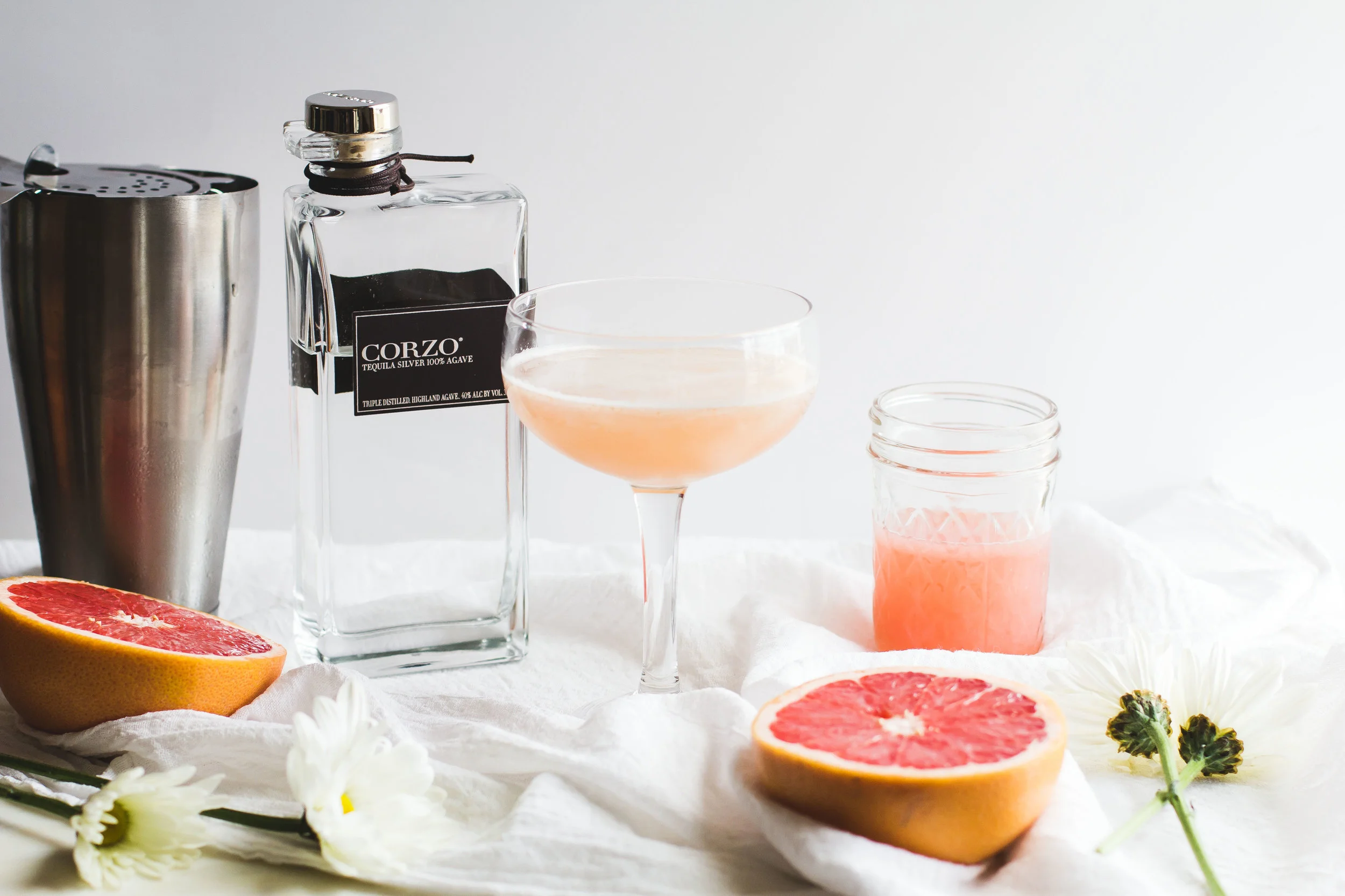 Grapefruit, Elderflower + Tequila Cocktail [and Friday night mercies