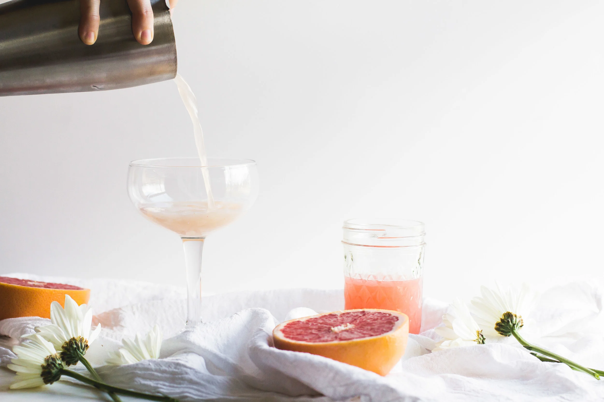 Grapefruit, Elderflower + Tequila Cocktail [and Friday night mercies