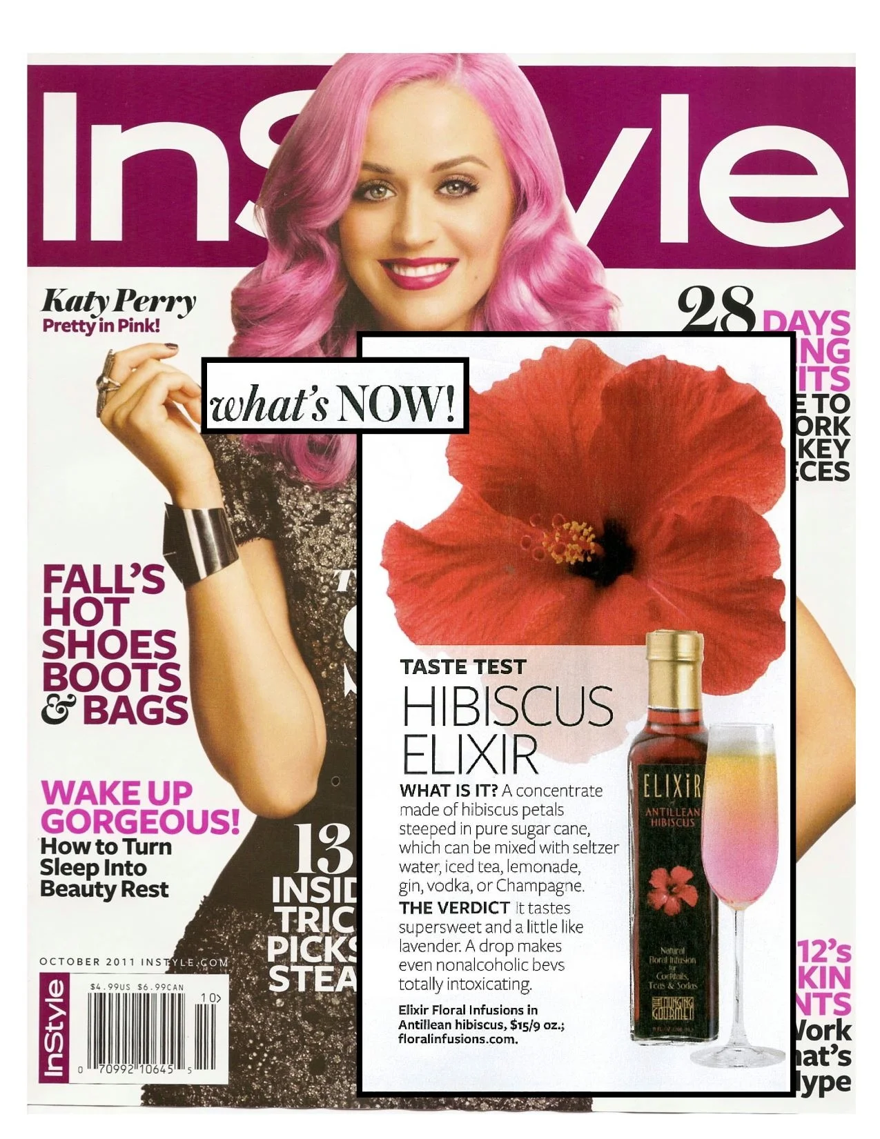 InStyle Magazine Review for Hibiscus Elixir