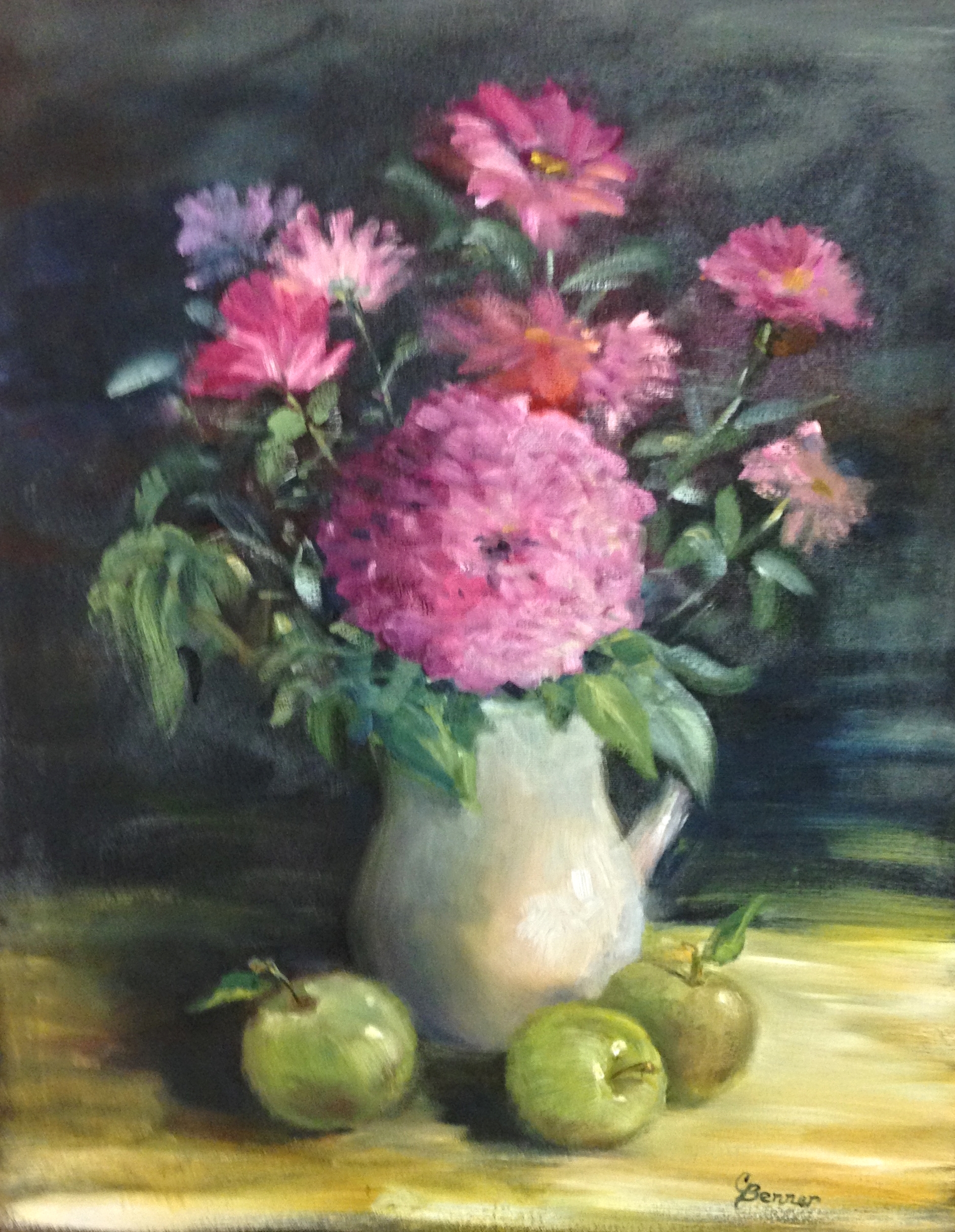 Apples & Zinnias