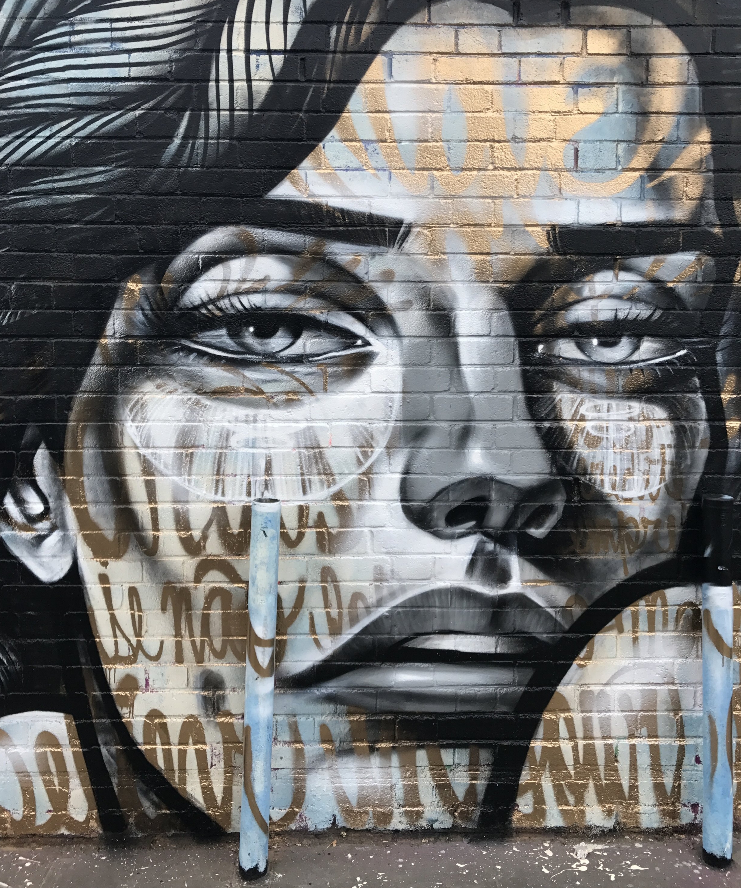 Somewhere near Brick Lane, London.