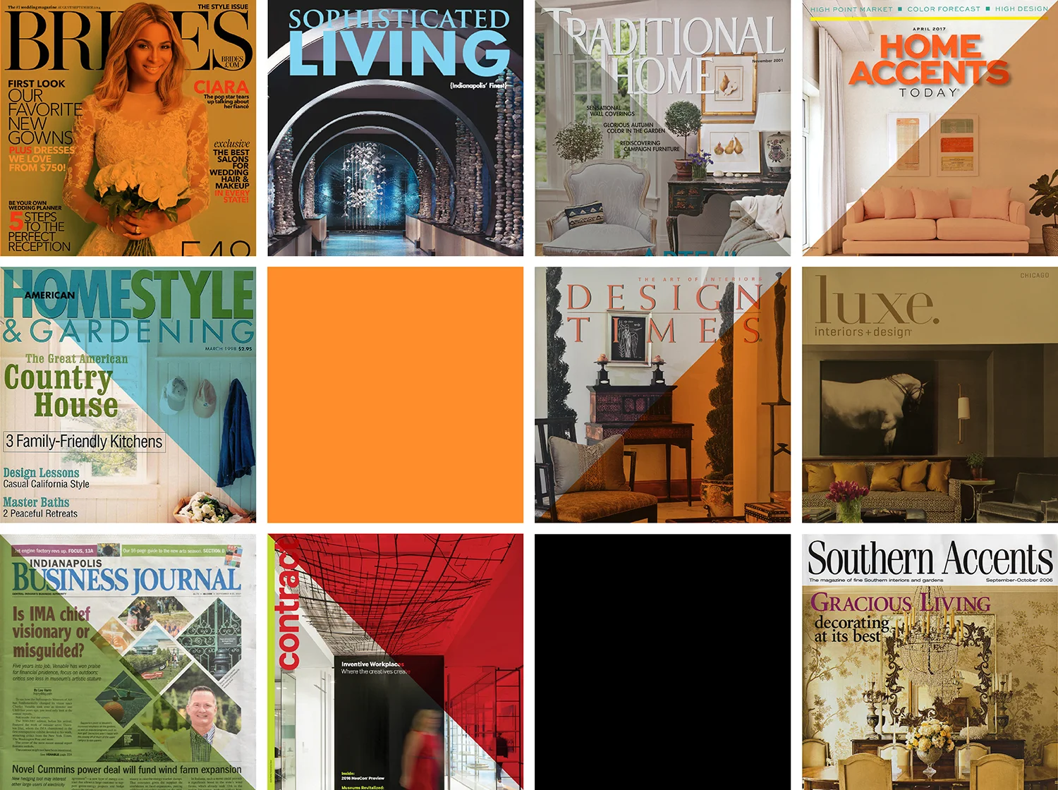 Some publication covers are representational and do not match the story date