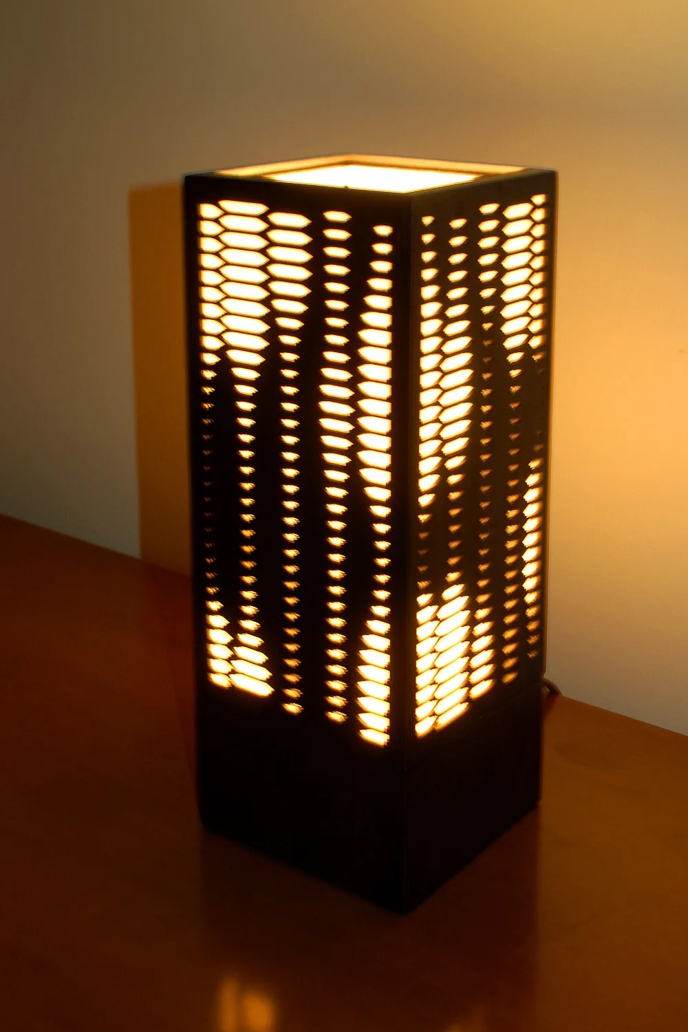 Cellular 1.0 Lasercut Lamp by Foxworth Architecture PLLC