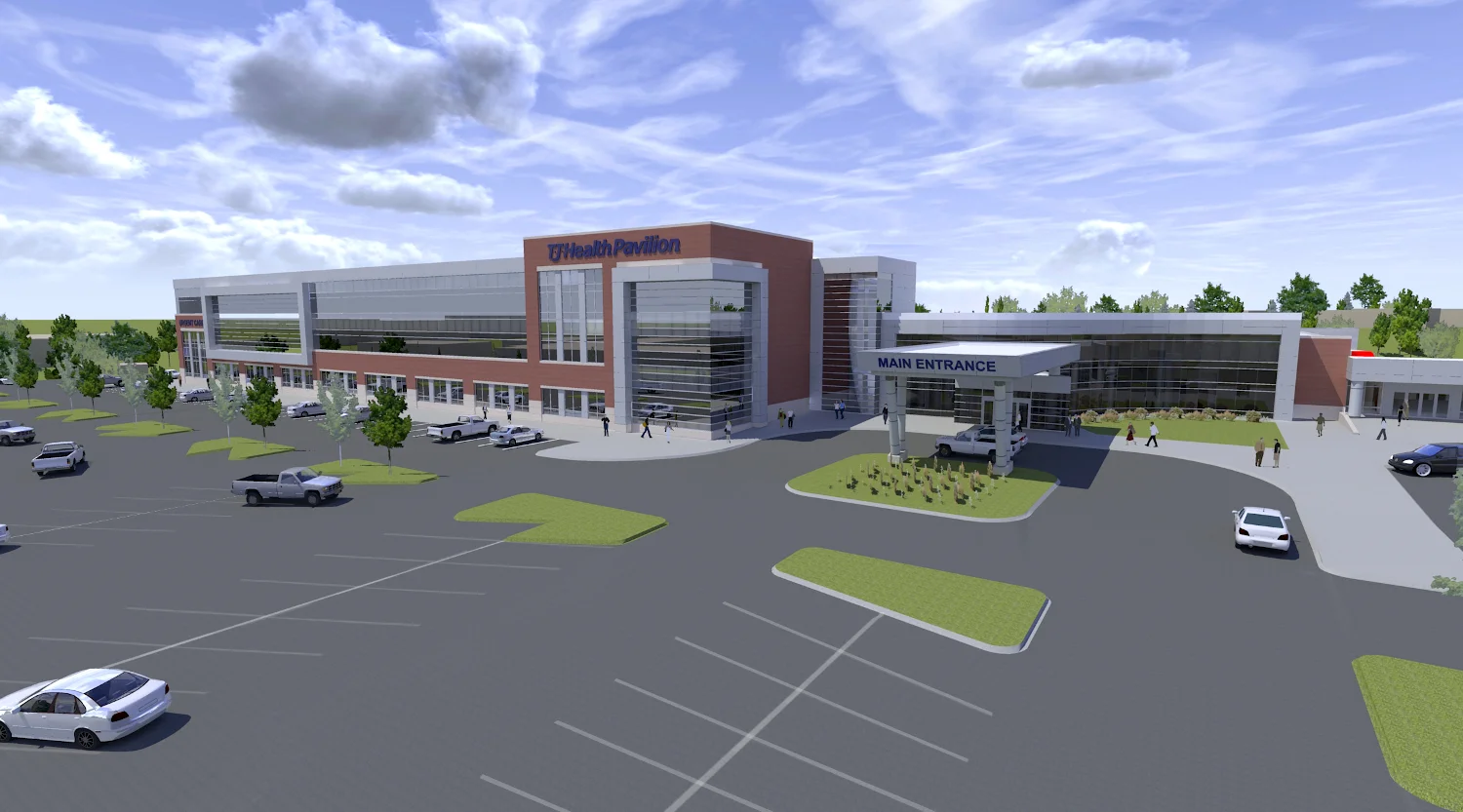 Stengel Hill Architecture - TJ Sampson Health Pavilion - Glasgow, Kentucky (Proposed Exterior)