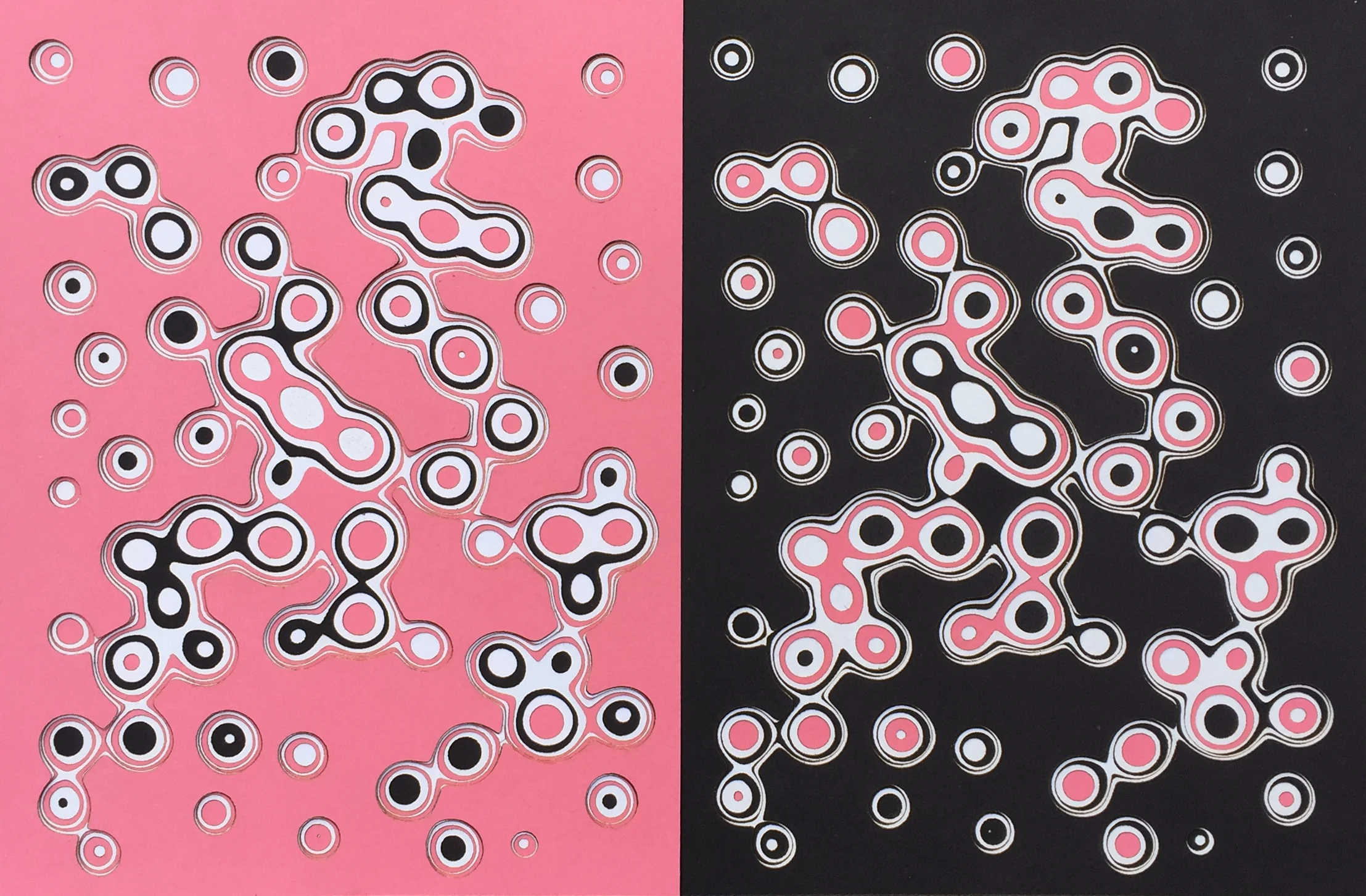 Cosmic Drips 1.0 - Dyptych