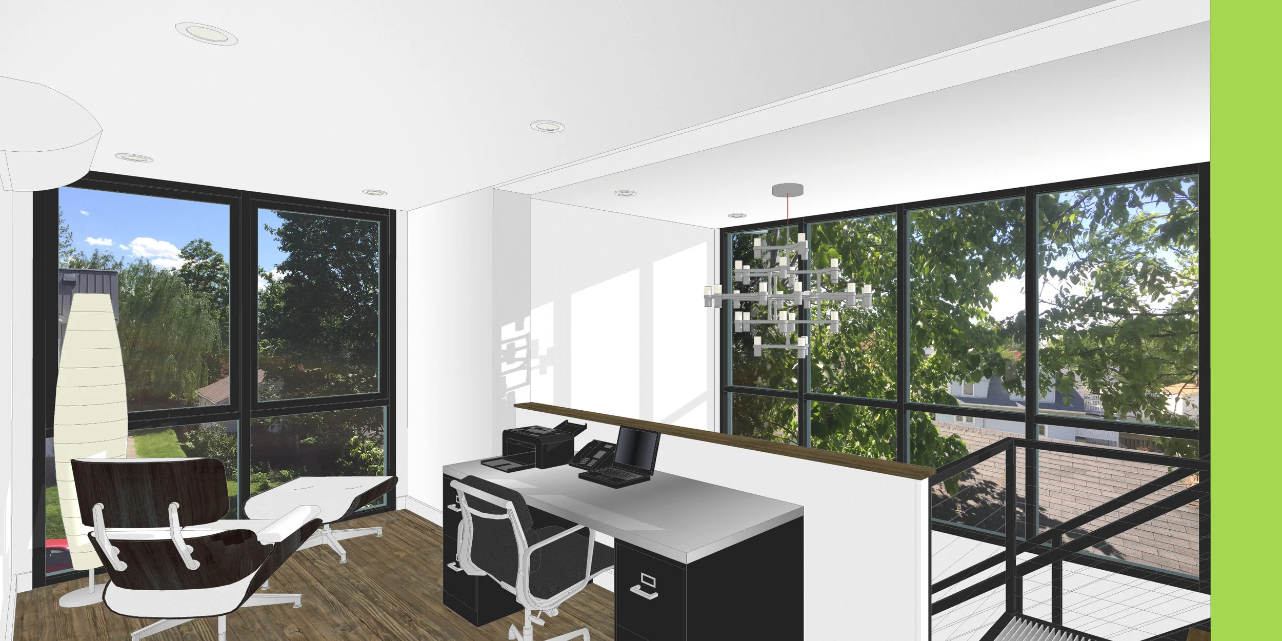 Foxworth Architecture - Container House 2 - Louisville, KY (Office Loft)