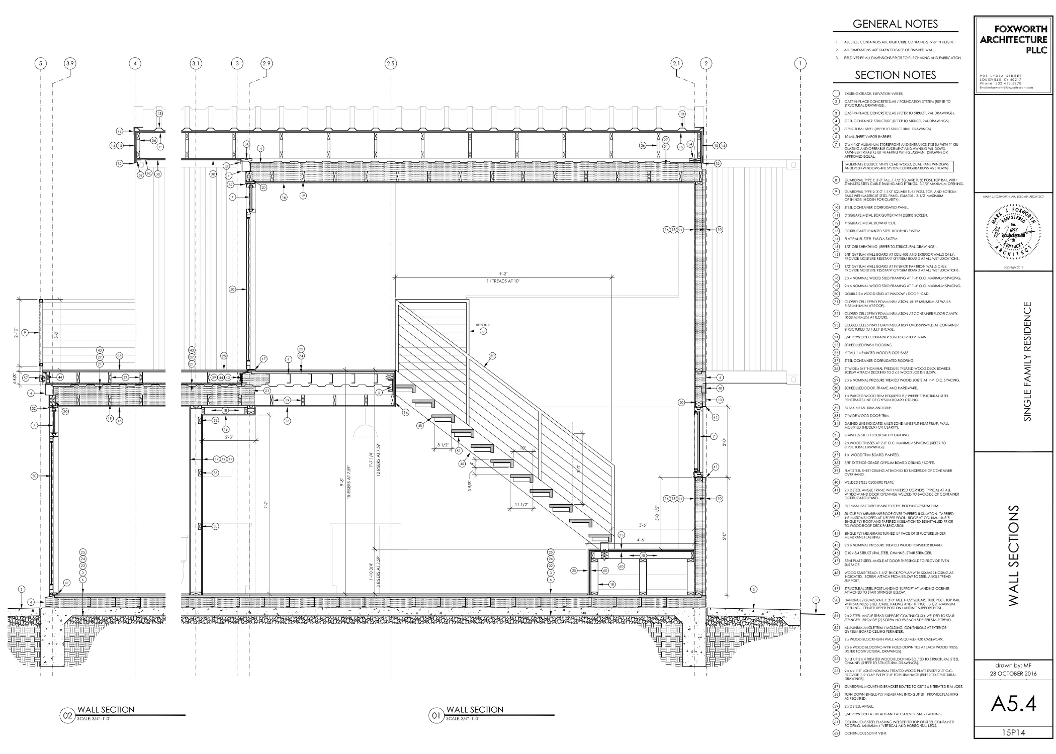 Foxworth Architecture - Container House 2 - Louisville, KY (CDs)