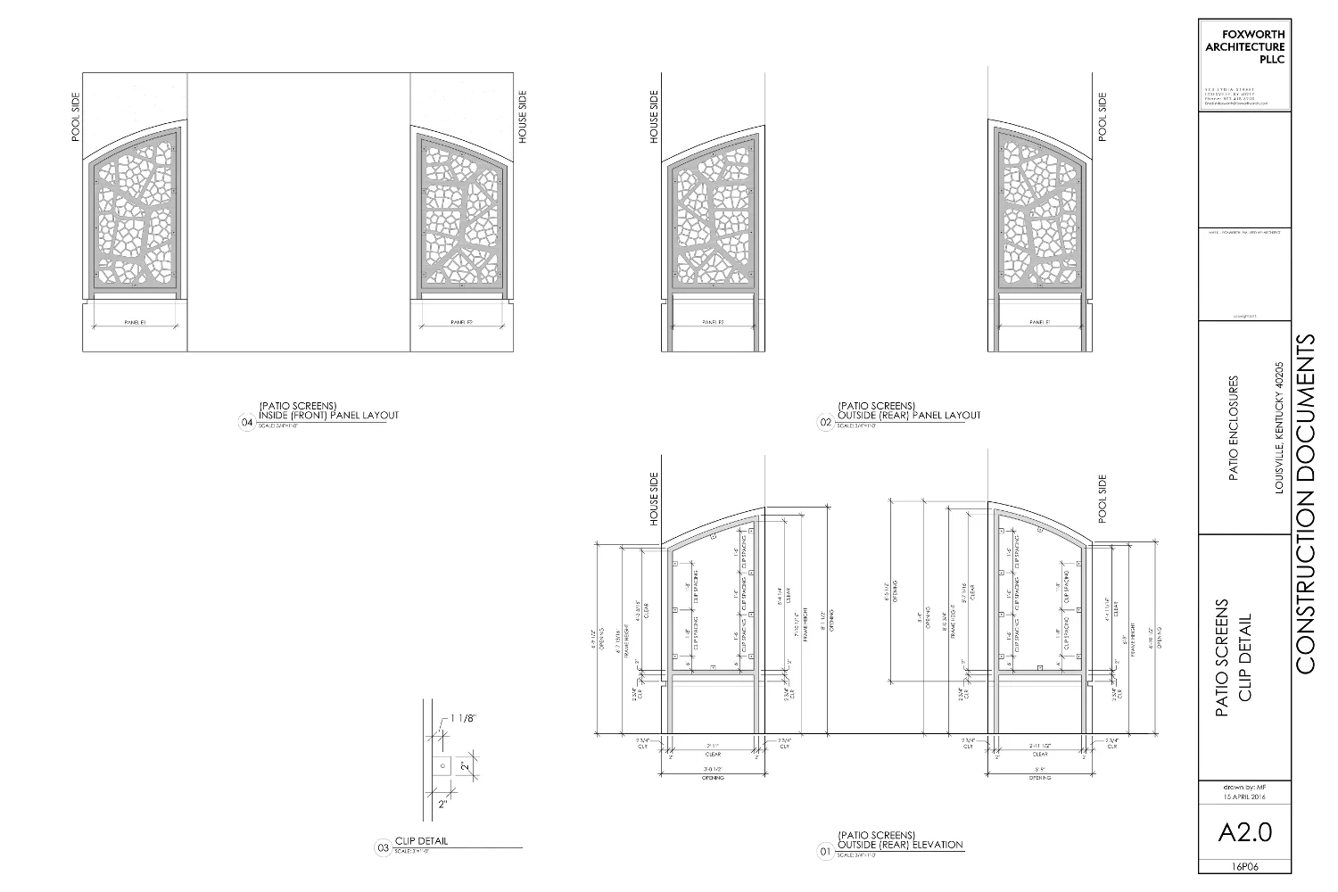 Foxworth Architecture - Cellular Fence - Louisville, Kentucky