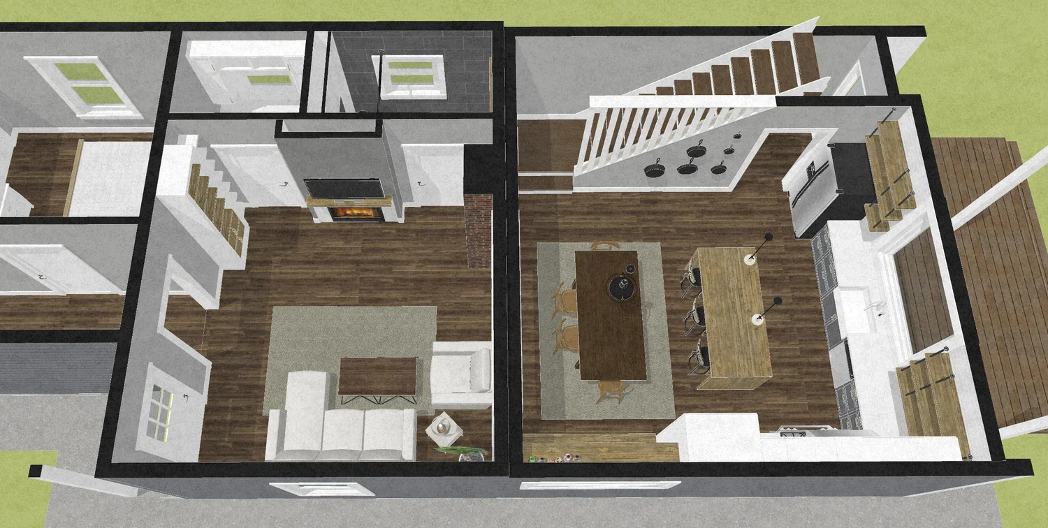 Shotgun House Floor Plan