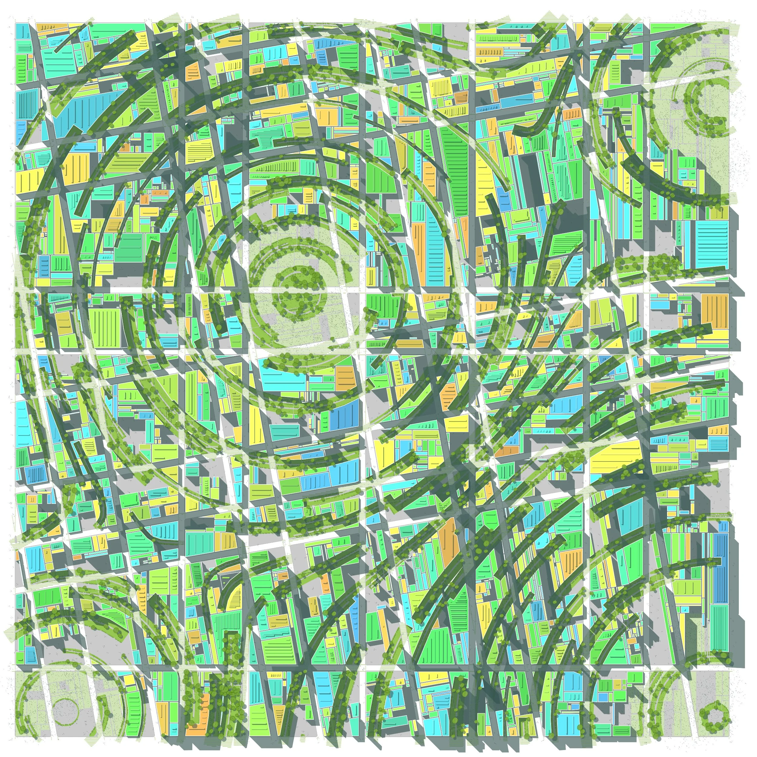 Parametric Cities (aloe verra)