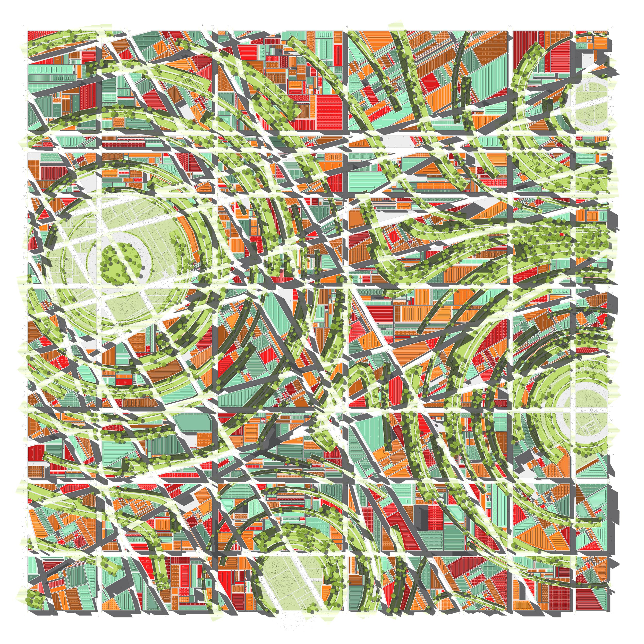 Parametric Cities (mixed berry)