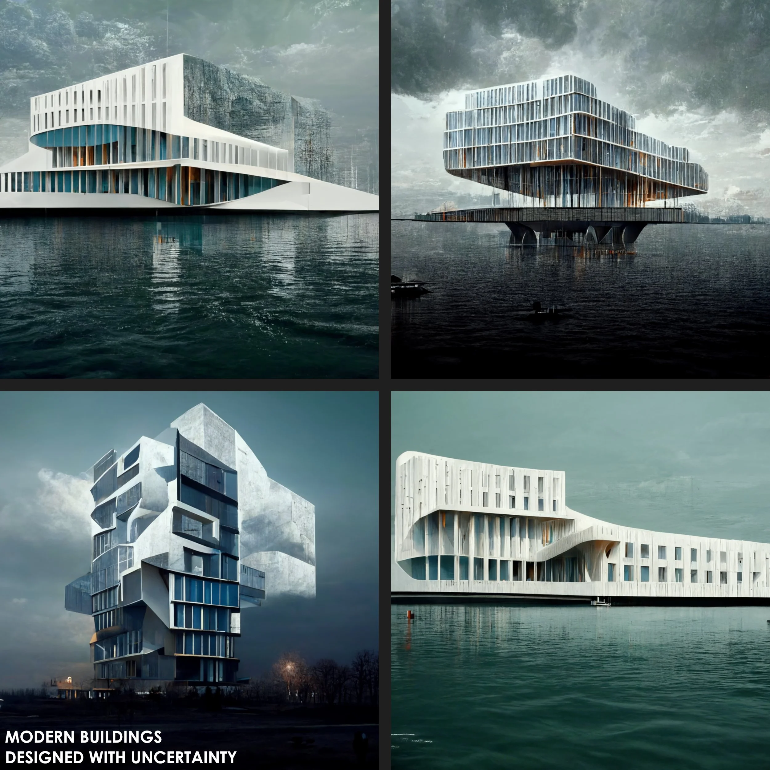 Modern Buildings Designed with Uncertainty
