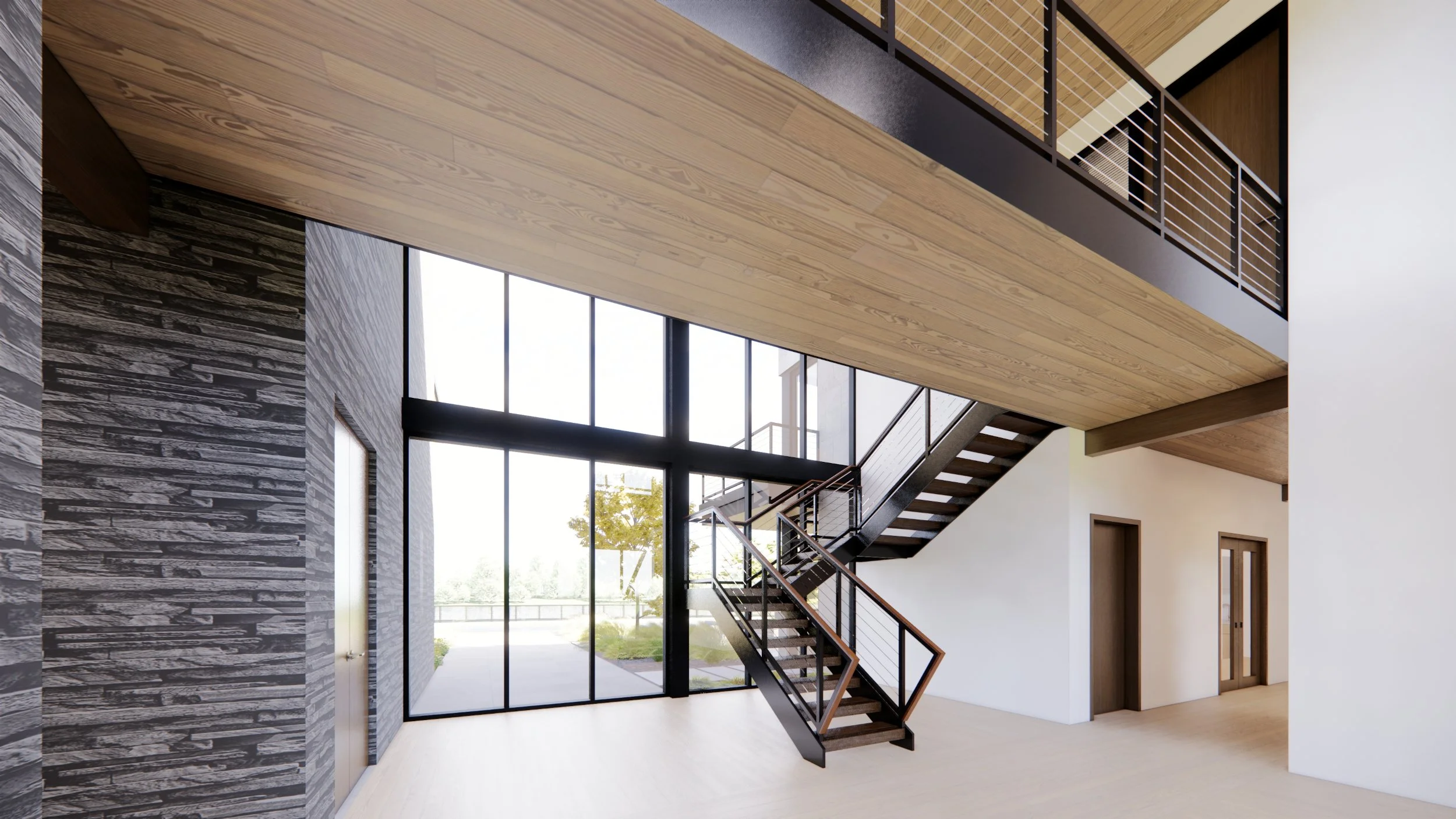 Foxworth Architecture - Block House (Foyer)