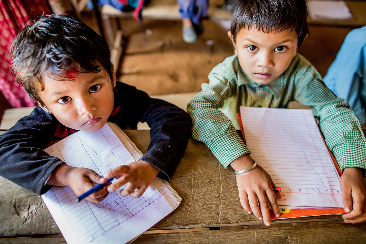 The babies of the school - 2nd Class.