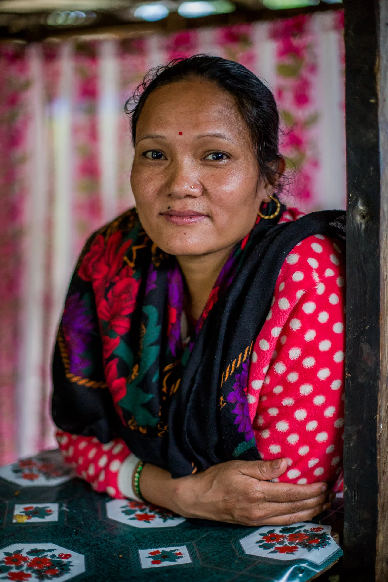 Shri Maya Gurung who shared the story about Barpak.